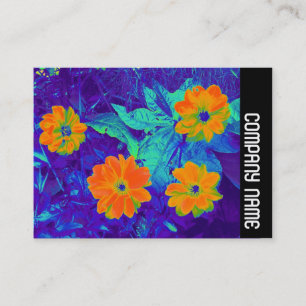 Side Band - Psychedelic Blume Bed Visitenkarte