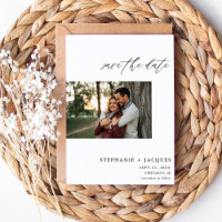 Side H Foto Modernes Save the Date