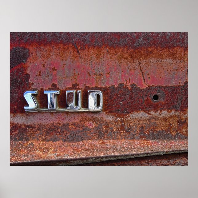 SIDE PANEL STUDEBAKER EMBLEM DER 1940er Jahre Poster (Vorne)