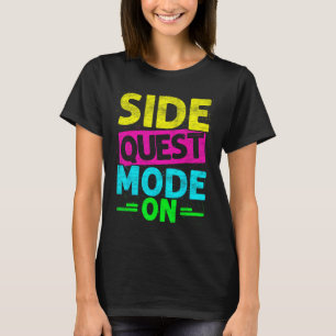 Side Quest Modus Ein Lustiges Rave Edm Festival Ga T-Shirt