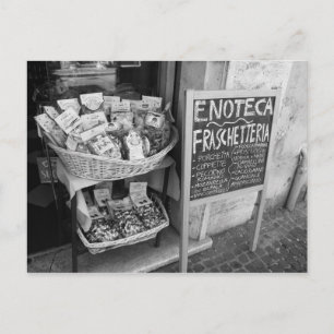 Side Street Shop in Rom Post Card Postkarte