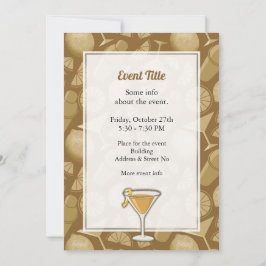 Sidecar Cocktail Einladung