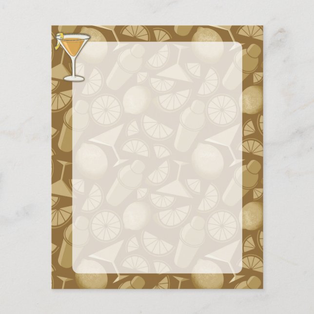 Sidecar Cocktail Flyer (Vorne)