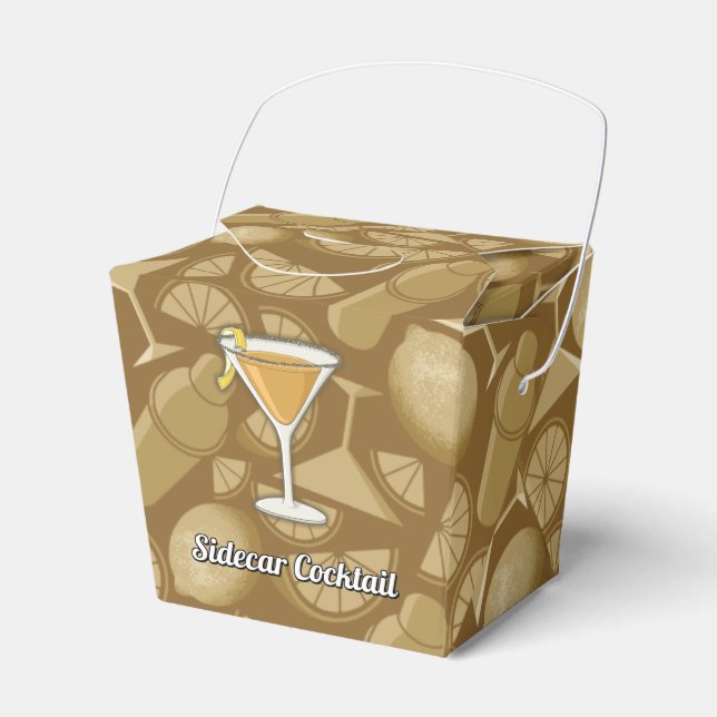 Sidecar Cocktail Geschenkschachtel (Vorderseite)