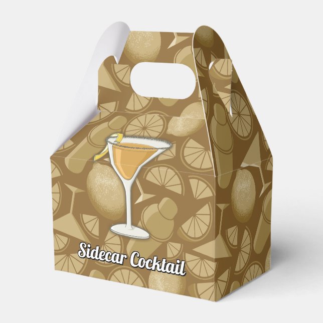 Sidecar Cocktail Geschenkschachtel (Vorderseite)