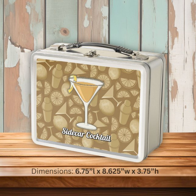 Sidecar Cocktail Metall Brotdose (Von Creator hochgeladen)