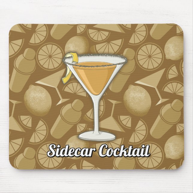 Sidecar Cocktail Mousepad (Vorne)