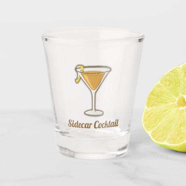 Sidecar Cocktail Schnapsglas (Vorderseite)