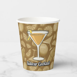 Sidecar Cocktailkreuze Pappbecher