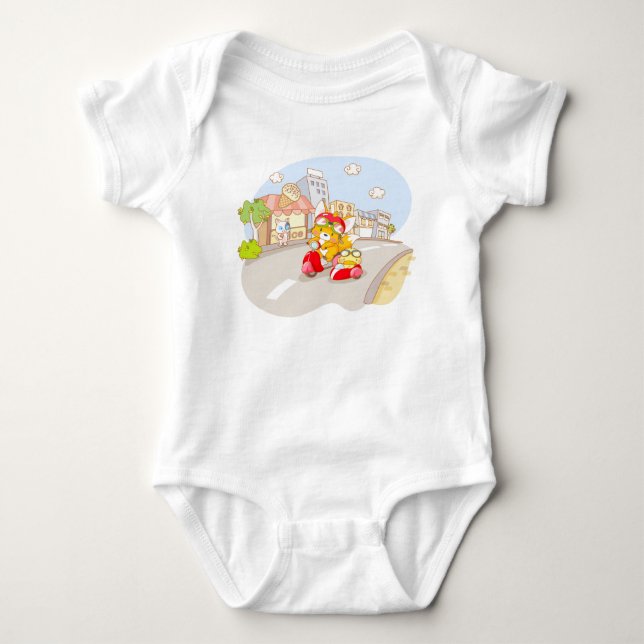 Sidecar Friends Baby Sleeper Strampler (Vorderseite)