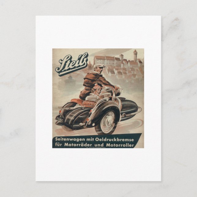 Sidecar Postkarte (Vorderseite)