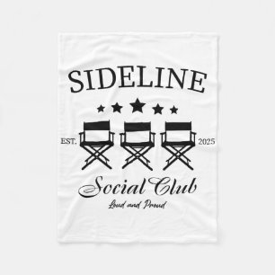 Sideline Social Club Laut Und Stolz Fußball-Mütter Fleecedecke