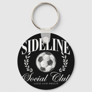 Sideline Social Club Laut Und Stolz, Süße Fußball- Schlüsselanhänger