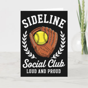 Sideline Social Club Softll Handschuh Ll stolze Mu Karte