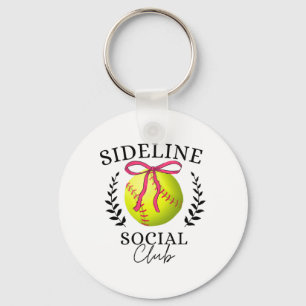 Sideline Social Club Softll Mama Schwester Bruder Schlüsselanhänger