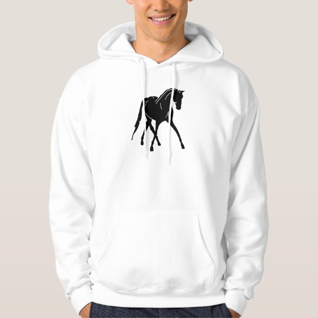 Sidepass Dressage-Pferd Hoodie (Vorderseite)