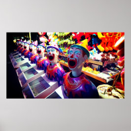 Sideshow Alley Laughing Clowns Poster