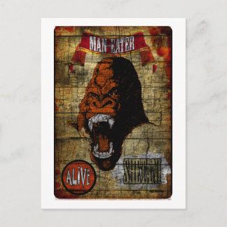 Sideshow-Banner mit Blick auf den Gorilla Postkarte