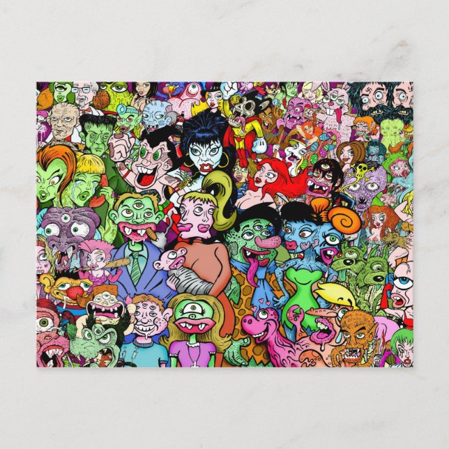 Sideshow Freaks Postcard Postkarte (Vorderseite)