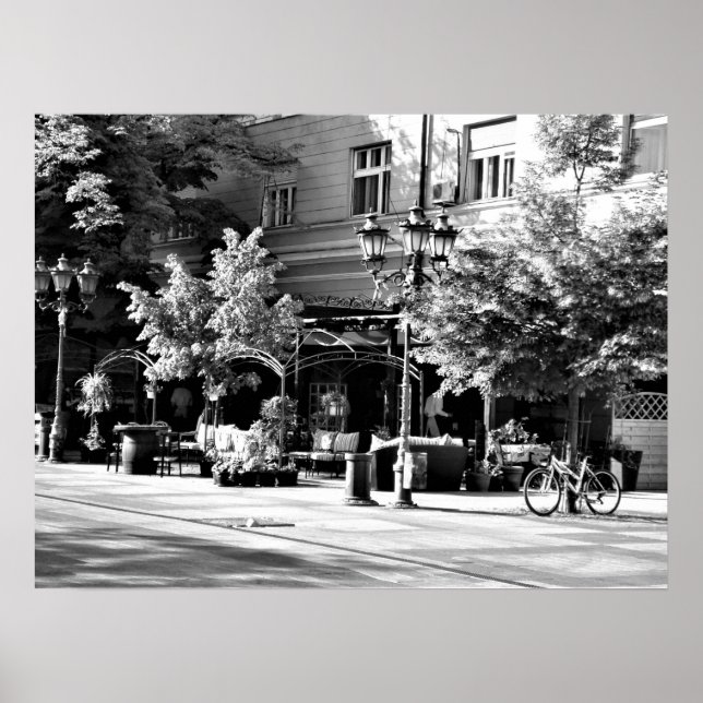 Sidewalk Café Poster (Vorne)