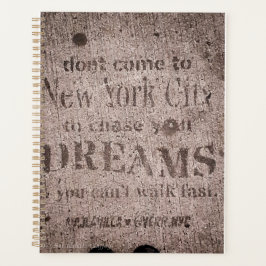 "Sidewalk Dreams-Little Italy, NYC" Planer