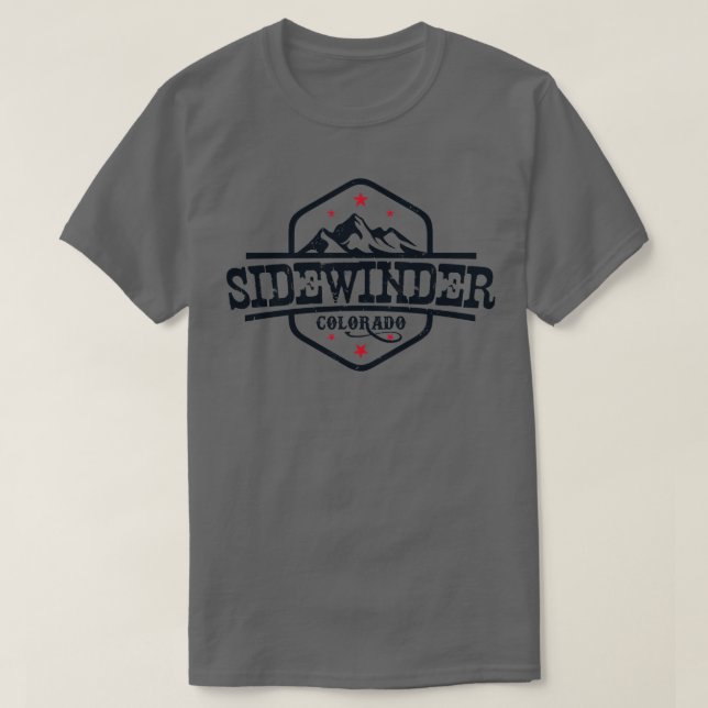 Sidewinder Colorado Das leuchtende Detail T-Shirt (Design vorne)