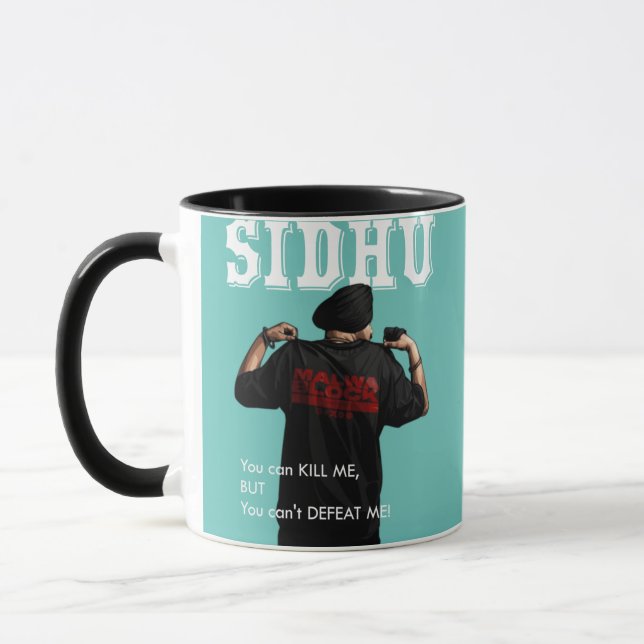 Sidhu Moosewala Desi Merch Punjabi Pullover Tasse (Links)