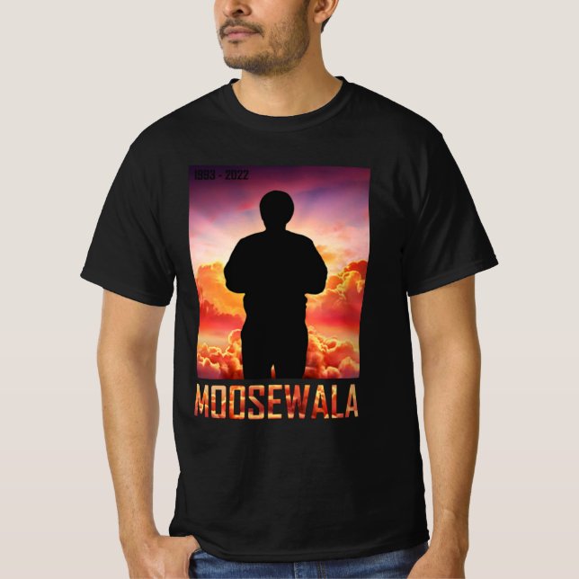 Sidhu MooseWala RIP T-Shirt (Vorderseite)