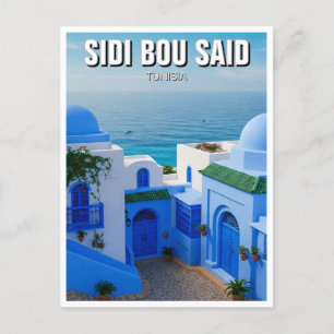Sidi Bou sagte Tunesien Reisen Postkarte