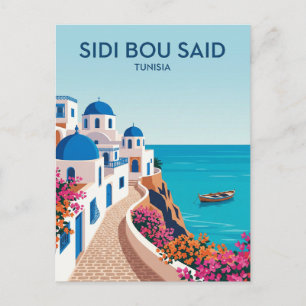 Sidi Bou Said Tunesien Postkarte