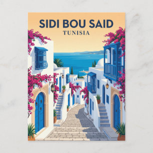 Sidi Bou Said Tunesien Postkarte