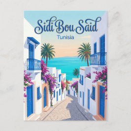 Sidi Bou Said Tunesien Postkarte