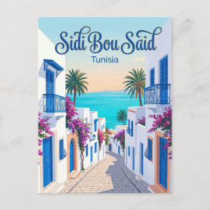Sidi Bou Said Tunesien Postkarte