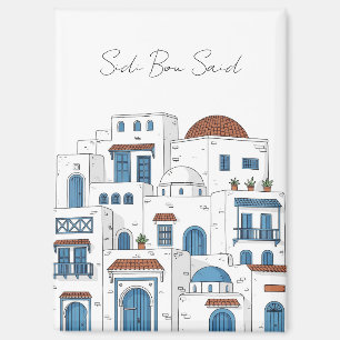 Sidi Bou Said Tunesien Reise Magnet