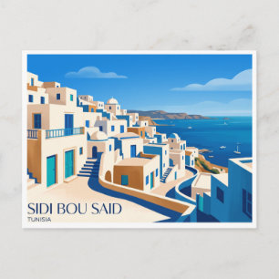 Sidi Bou Said Tunis Tunesien Postkarte