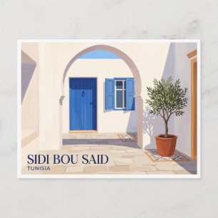 Sidi Bou Said Tunis Tunesien Postkarte