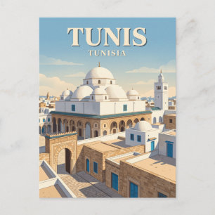Sidi Mahrez-Moschee Tunesien Postkarte