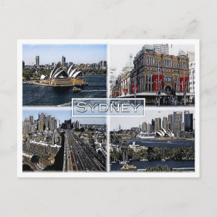 Sidney - Australien - Mosaik - Postkarte