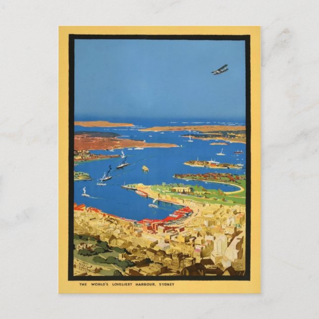 Sidney Harbor Postkarte (Vorderseite)