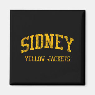 Sidney High School HS Sidney OH Vintage-Sport Magnet