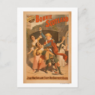 Sidney R. Ellis' Bonnie Scotland Scottish Play 2 Postkarte
