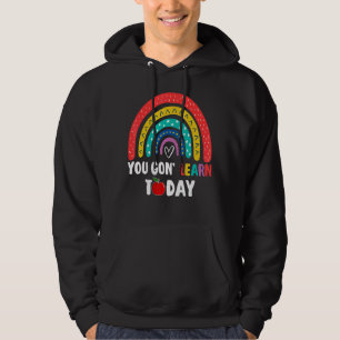 Sie alle lernen heute Lehrer zurück in die Schule Hoodie