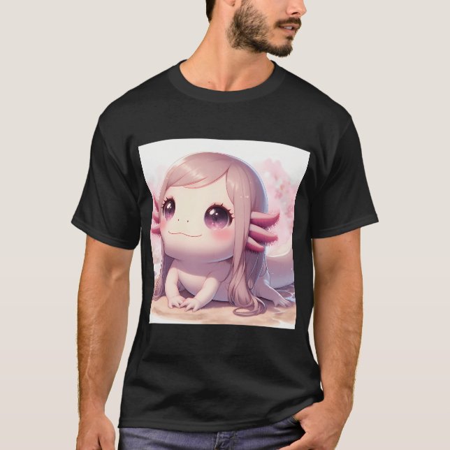 Sie als Axolotl T-Shirt (Vorderseite)