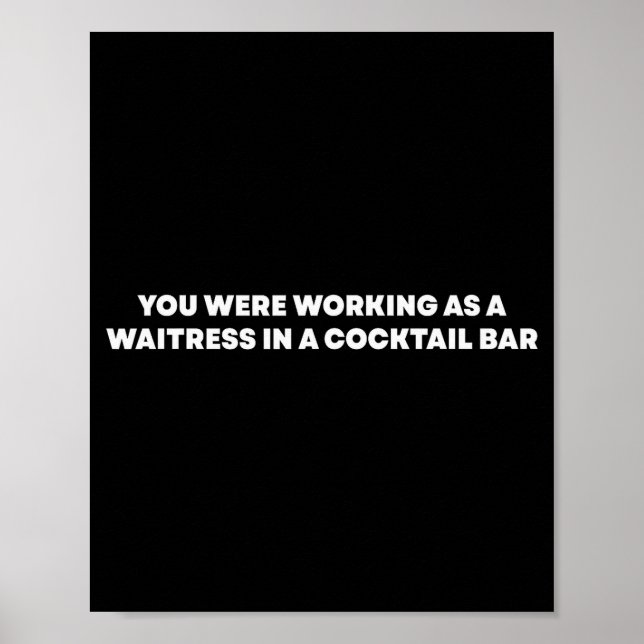 Sie arbeiteten als Kellnerin in einer Tail Bar _6  Poster (Vorne)