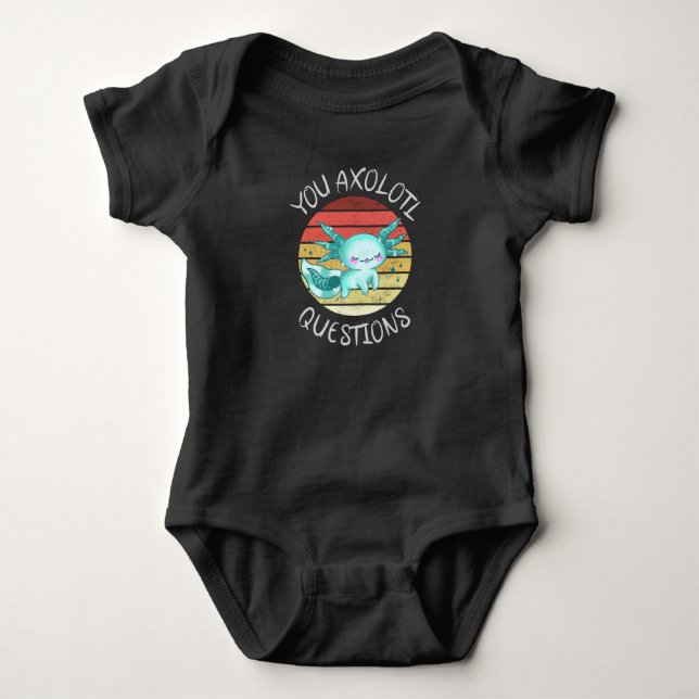 Sie axolotale Fragen Baby Strampler (Vorderseite)