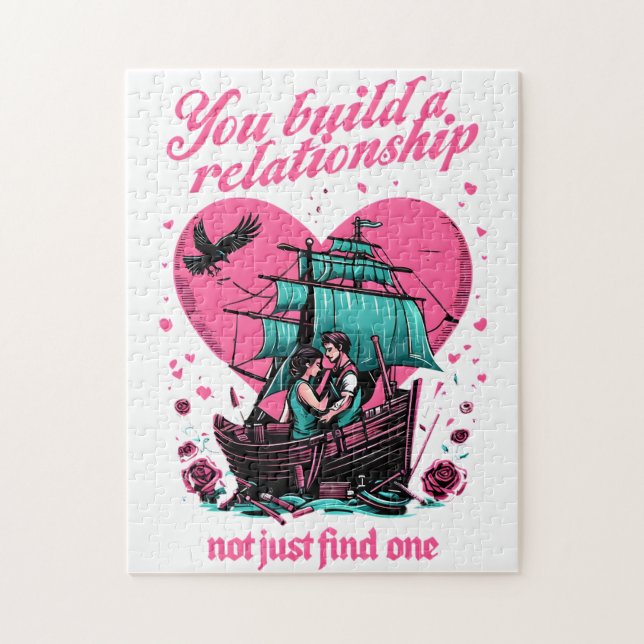 Sie bauen eine Beziehung auf, nicht nur eine finde Puzzle (Vertikal)