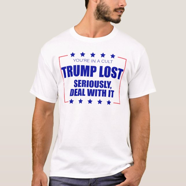 Sie befinden sich in einem Kult, den Trump ernstha T-Shirt (Vorderseite)