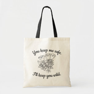 Sie behalten mich sichere Wildblume-Taschen-Tasche Tragetasche