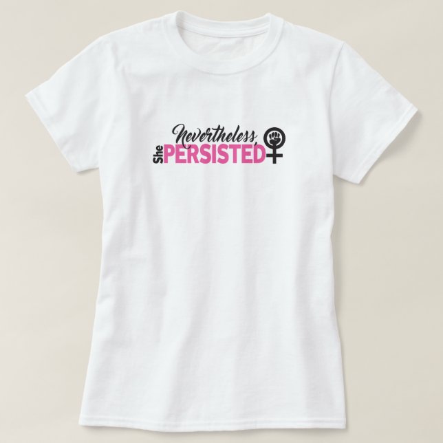 Sie beharrte auf dem T - Shirt der Frauen (Design vorne)