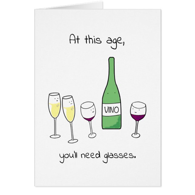 Sie benötigen Gläser (Vorne)